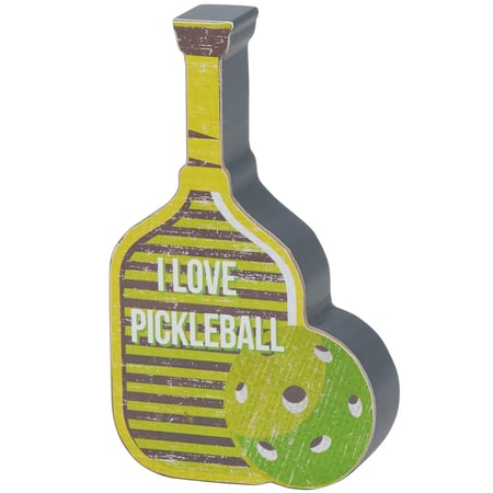 Pickleball Chunky Sitter - Wood, Paper