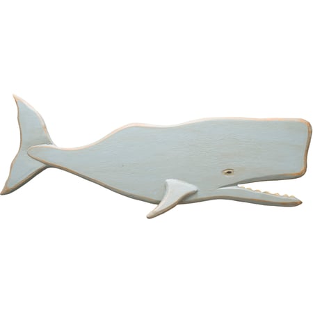 Whale Wall Decor - Wood