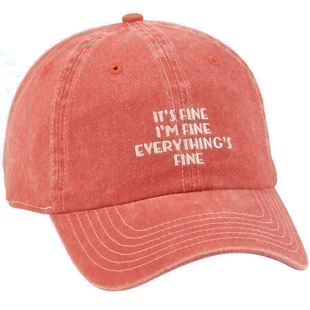 It's Fine Baseball Cap - Cotton, Metal