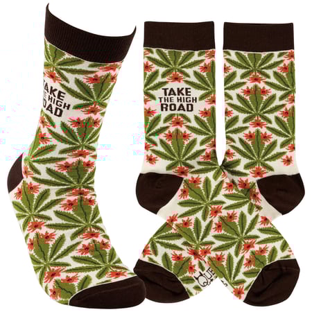 High Road Socks - Cotton, Nylon, Spandex