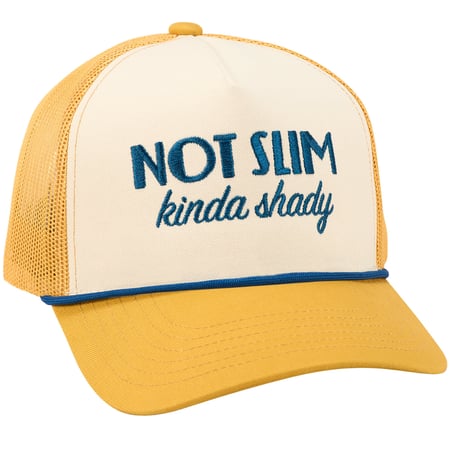 Kinda Shady Trucker Hat - Cotton, Polyester, Plastic