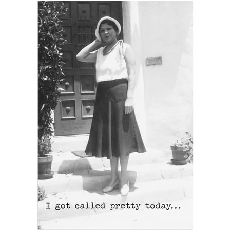 You're Pretty Greeting Card - Paper