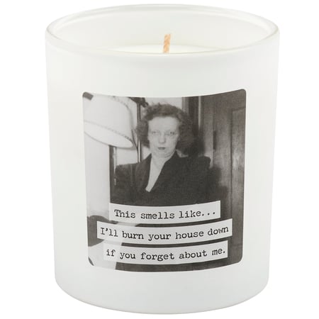 If You Forget About Me Candle - Soy Wax, Glass, Cotton