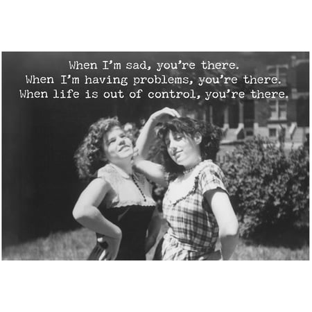 You're There Greeting Card - Paper