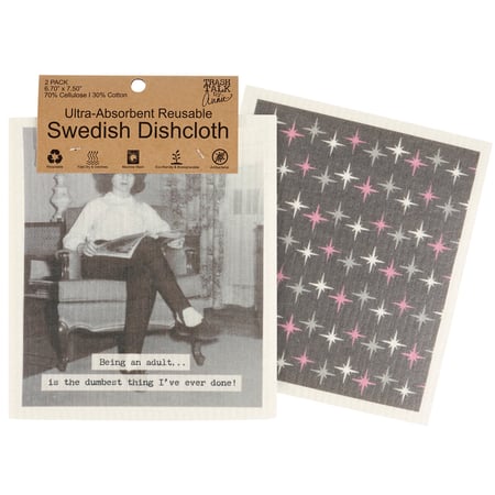Being An Adult Is Swedish Cloth Set - Cellulose, Cotton