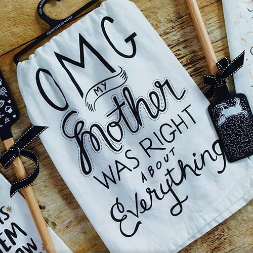 LOL Made You Smile Towels Collection - Primitives by Kathy