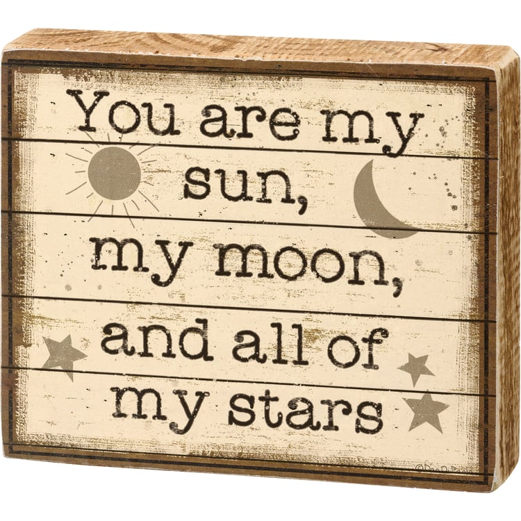 You Are My Sun, My Moon, And All My Stars - EE Cummngs Poem Nursery