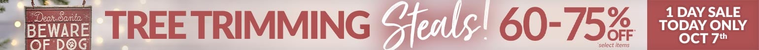 Tree Trimming Steals 60-75% Off - Primitives by Kathy 