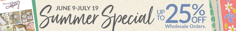Summer Special up to 25% Off  |  Valid June 9-July 19