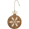 Rustic Snowflake Ornament Set - Wood, Wire