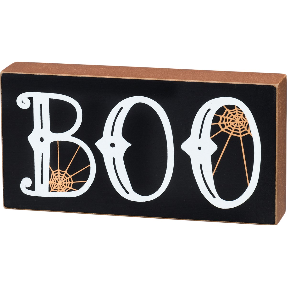 Boo Block Sign - Wood