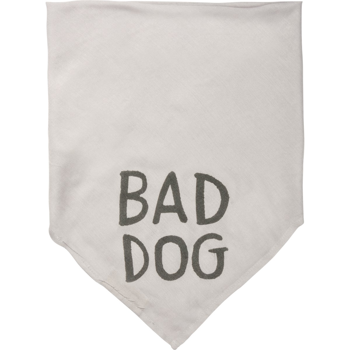 Pet Bandana Sm - Good/Bad Dog - 16" x 16" - Rayon