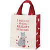 Daily Tote - Good At Being Naughty Cat - 8.75" x 10.25" x 4.75" - Post-Consumer Material, Nylon