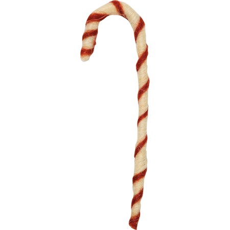 Candy Cane Ornament - Wool, Polyester