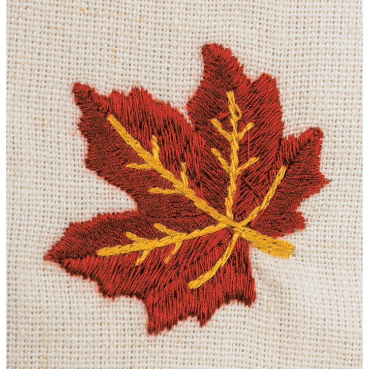 Falling Leaves Table Runner - Cotton, Linen