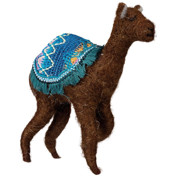 Critter - Boho Camel - 4.50" x 6.50" x 2.50" - Felt, Fabric