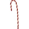 Fabric Candy Cane Ornament - Cotton, Wire, Glitter