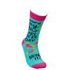 Socks - Wore My Big Girl Socks Today Bring It - One Size Fits Most - Cotton, Nylon, Spandex
