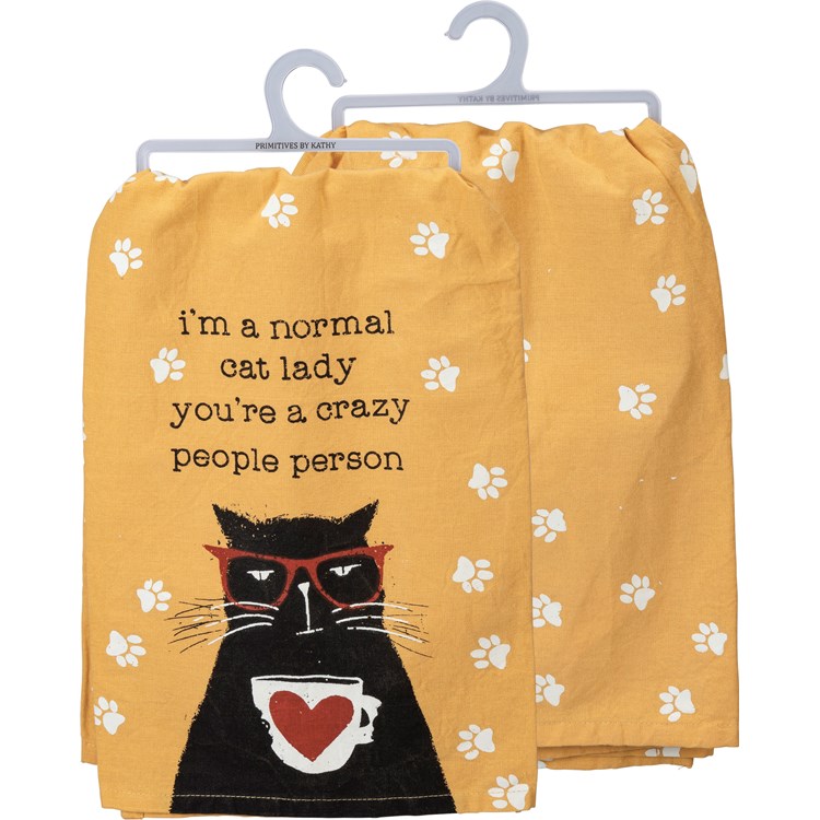 I'm A Normal Cat Lady Kitchen Towel - Cotton