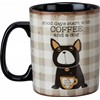 Mug - Good Days Start With Coffee And A Dog - 20 oz. - Stoneware