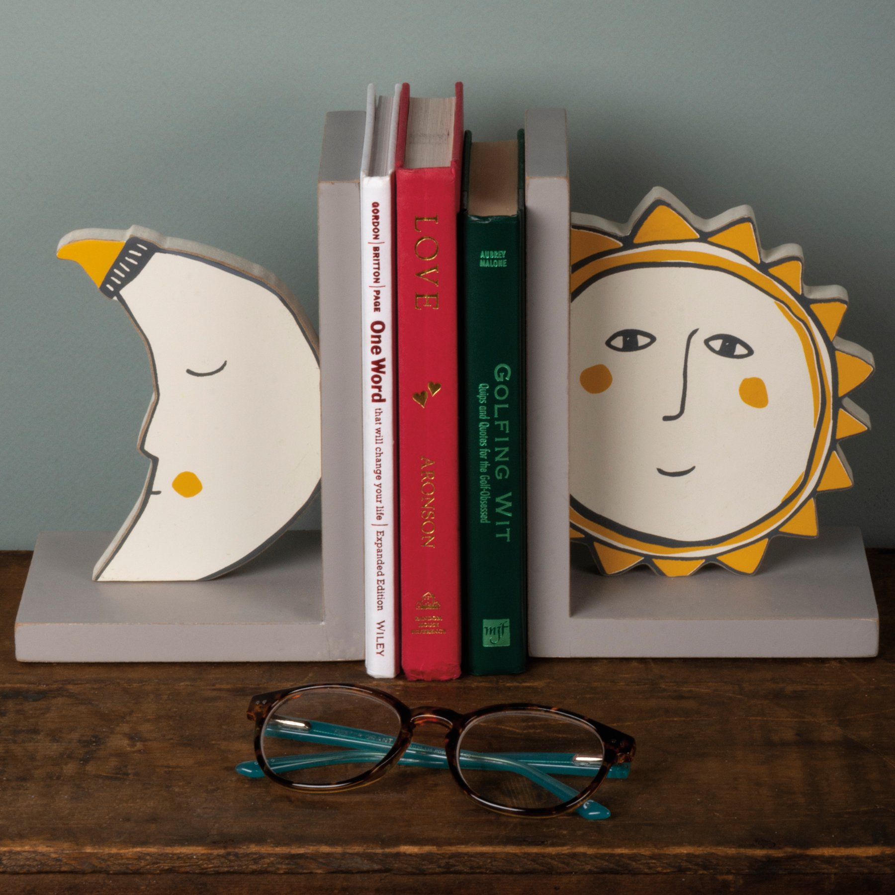 Sun And Moon Bookends | Primitives By Kathy