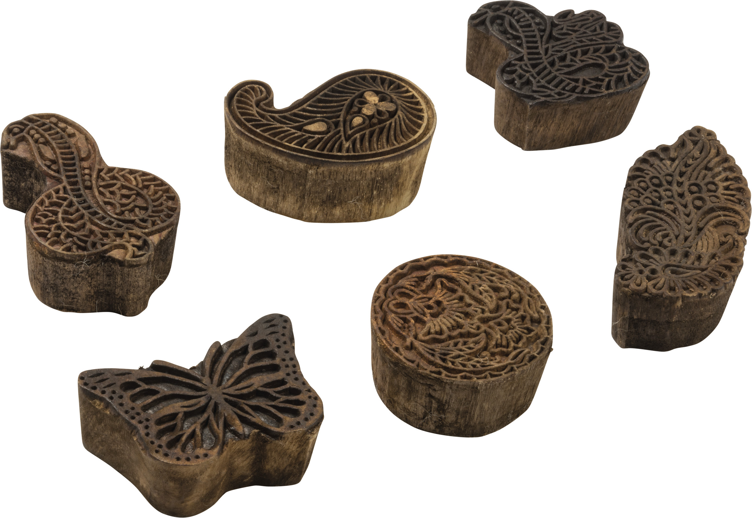 Printer Block Set Botanical Bohemian Collection Primitives By Kathy