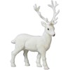 White Standing Deer Sitter - Felt, Foam, Plastic