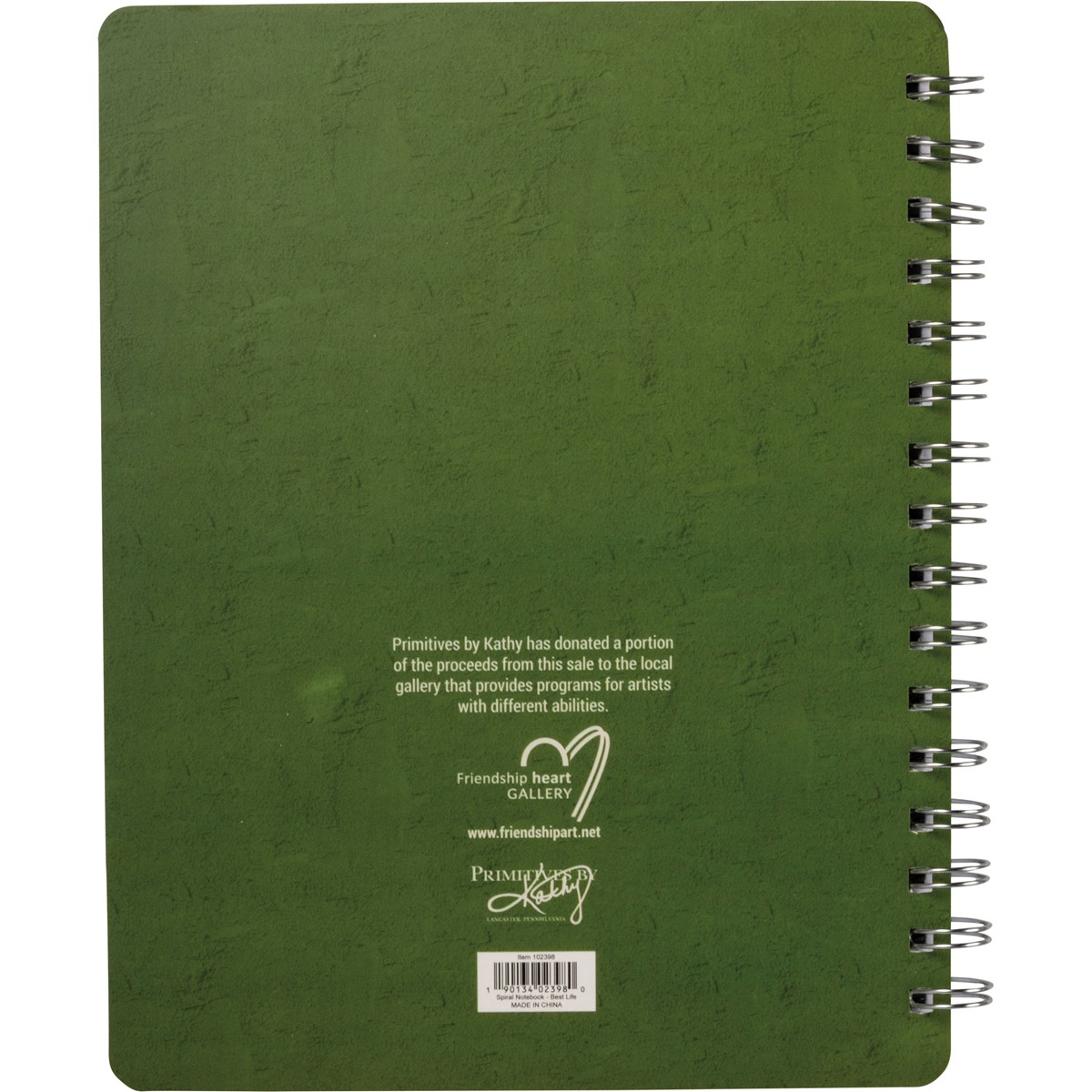 Live Your Best Life Spiral Notebook - Paper, Metal