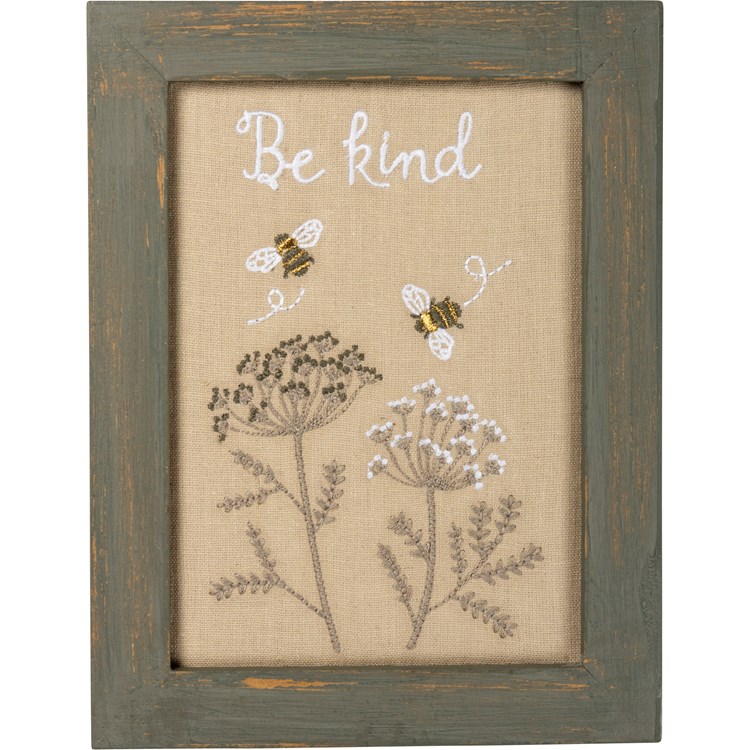 Be Kind Stitchery - Cotton, Linen, Wood