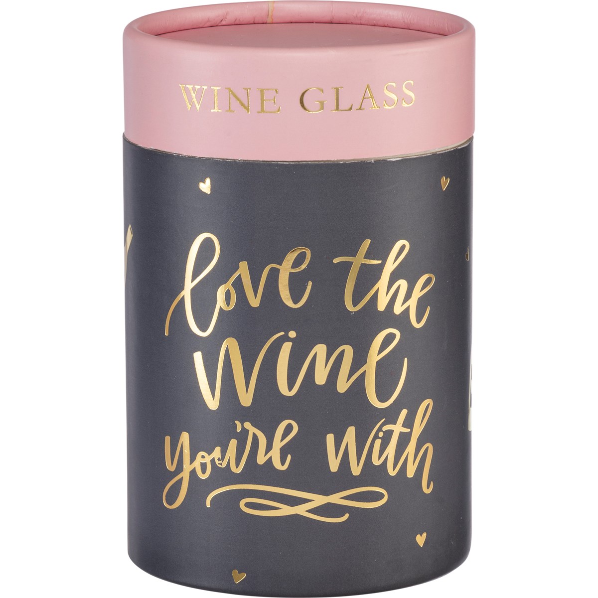 Wine Glass - Love The Wine You're With - 15 oz. - Glass