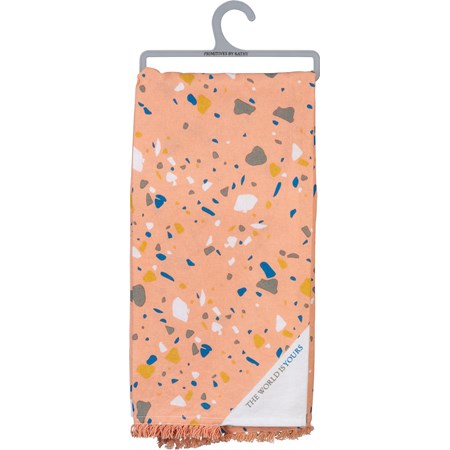 Kitchen Towel - World Is Yours Terrazzo - 20" x 28" - Cotton
