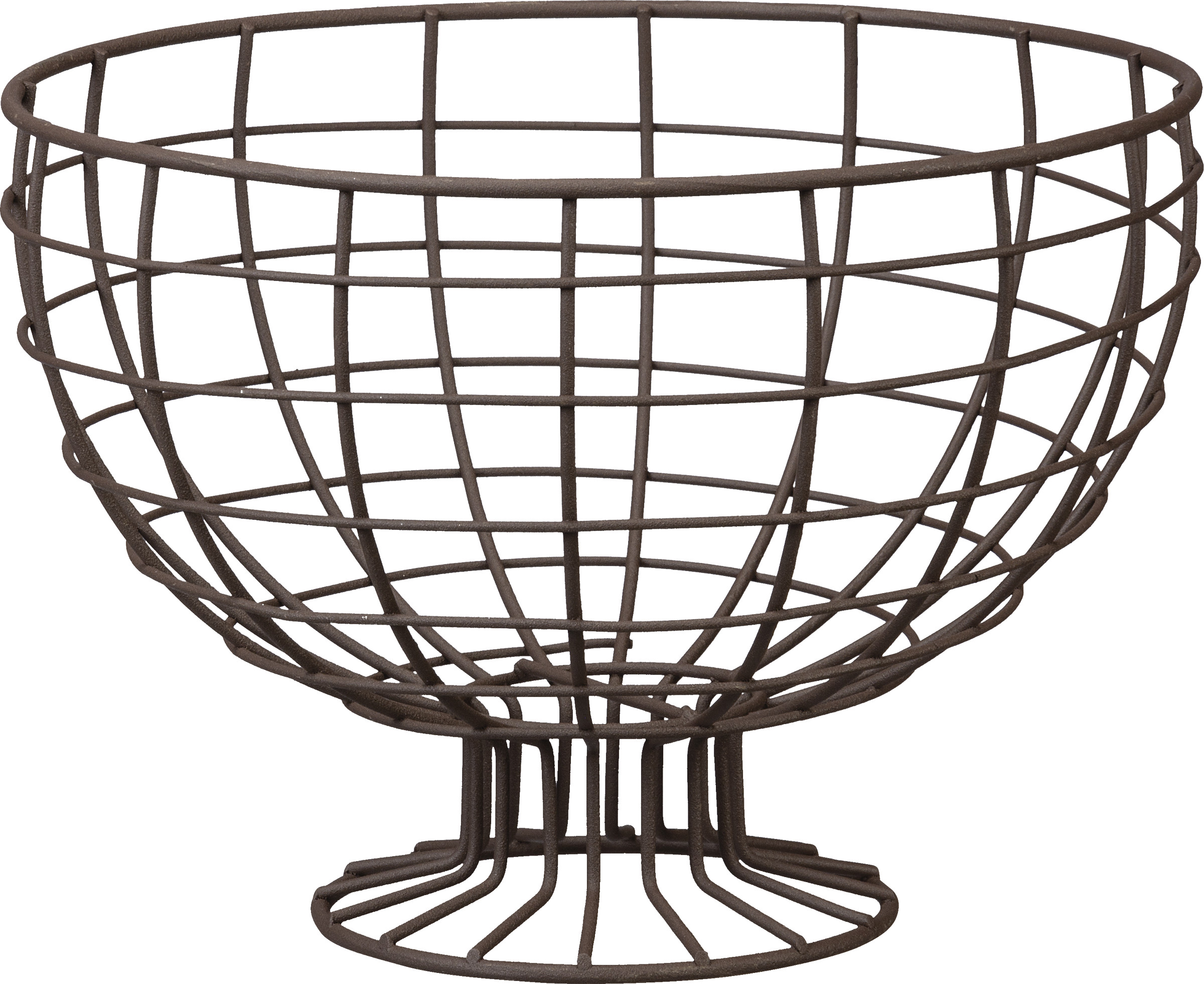 Round Pedestal Wire Basket Primitives By Kathy