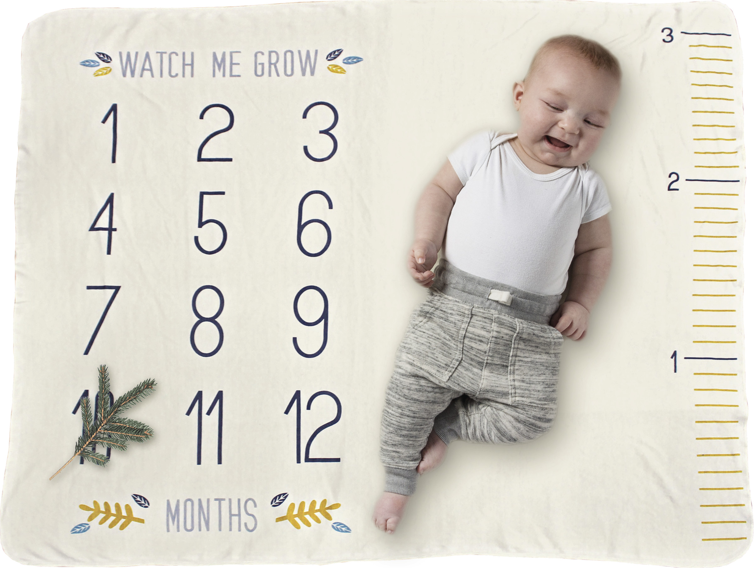 milestone baby grows