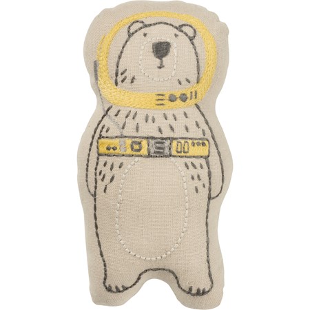 Softie - Astronaut Bear - 3.50" x 6.50" - Cotton, Linen
