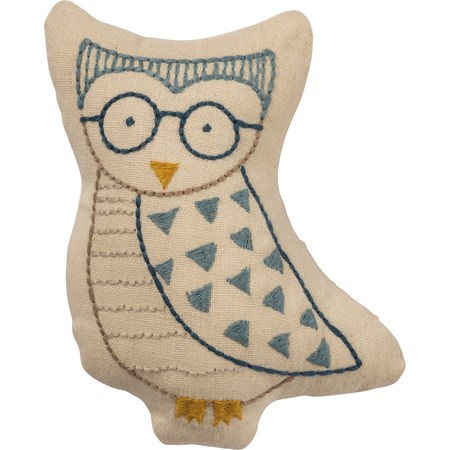 Softie - Owl - 5" x 4" - Cotton, Linen