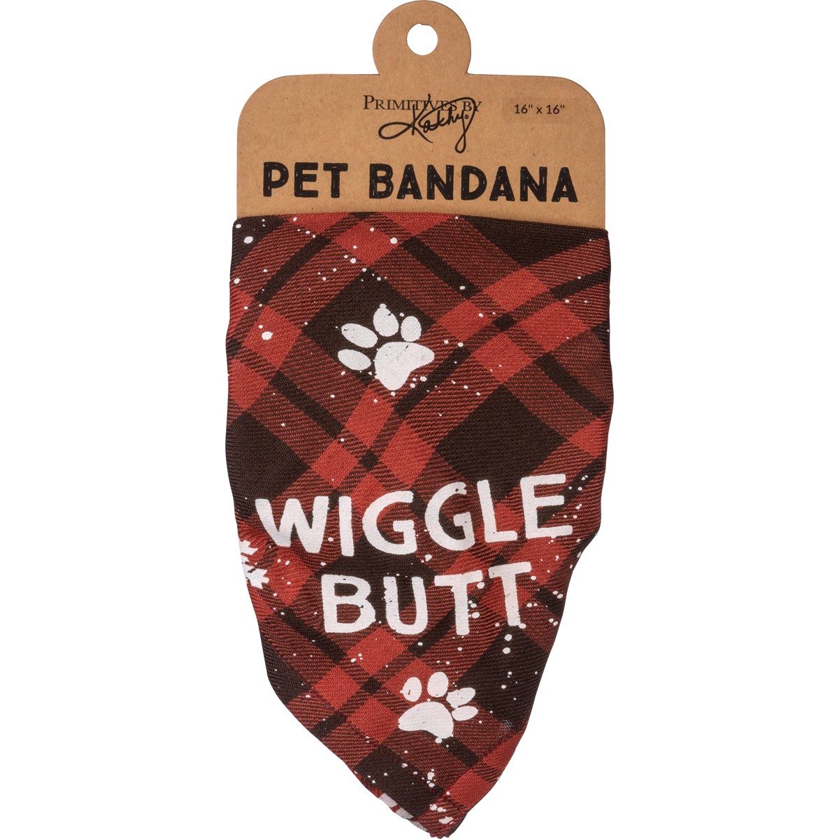 Wigglebutt Small Pet Bandana - Rayon