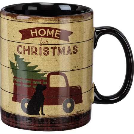 Mug - Home For Christmas - 20 oz. - Stoneware