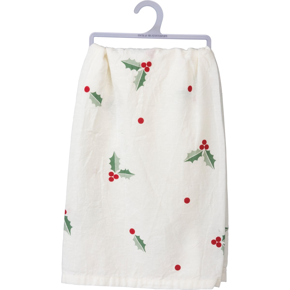Have Yourself A Merry Christmas Holly Kitchen Towel - Cotton
