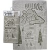 Mountains Are Calling I Must Go Kitchen Towel - Cotton