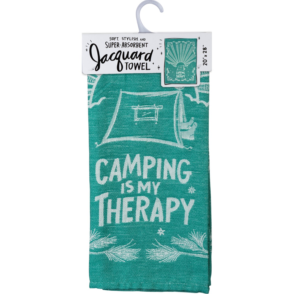 Camping Is My Therapy Kitchen Towel - Cotton