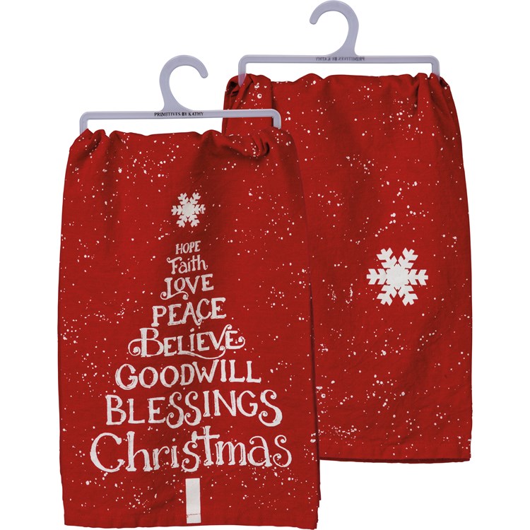 DIY Christmas Kitchen Towels - My Blessed Life™