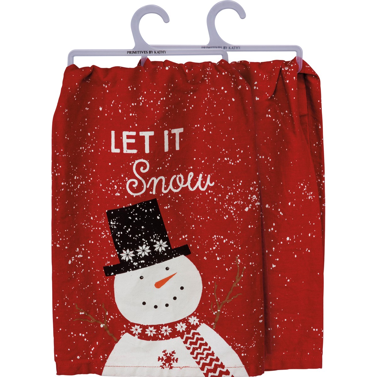 Let It Snow Nordic Kitchen Towel - Cotton