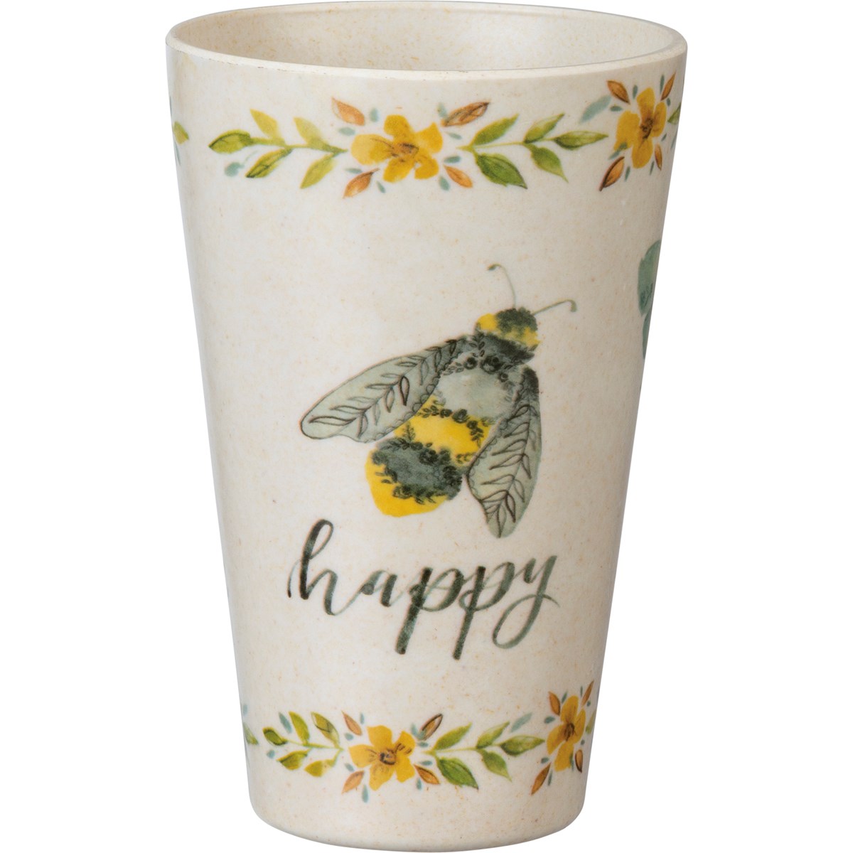 Bee Happy Kind Humble Cup - Bamboo Fiber, Melamine