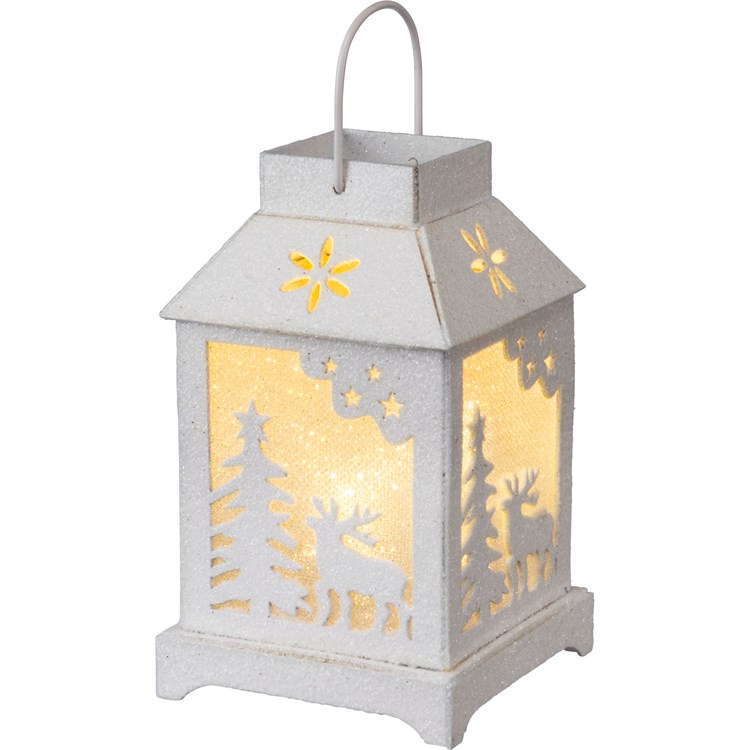Snowflakes Lantern Set - Paper, Glitter, Lights