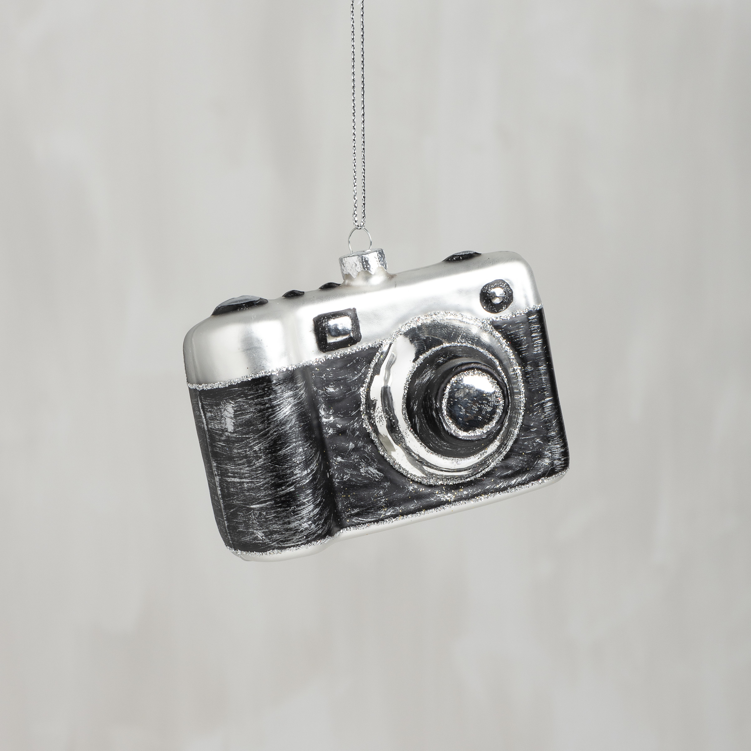 Camera Glass Ornament Primitives By Kathy