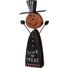 Trick Or Treat Chunky Sitter - Wood, Metal, Wire