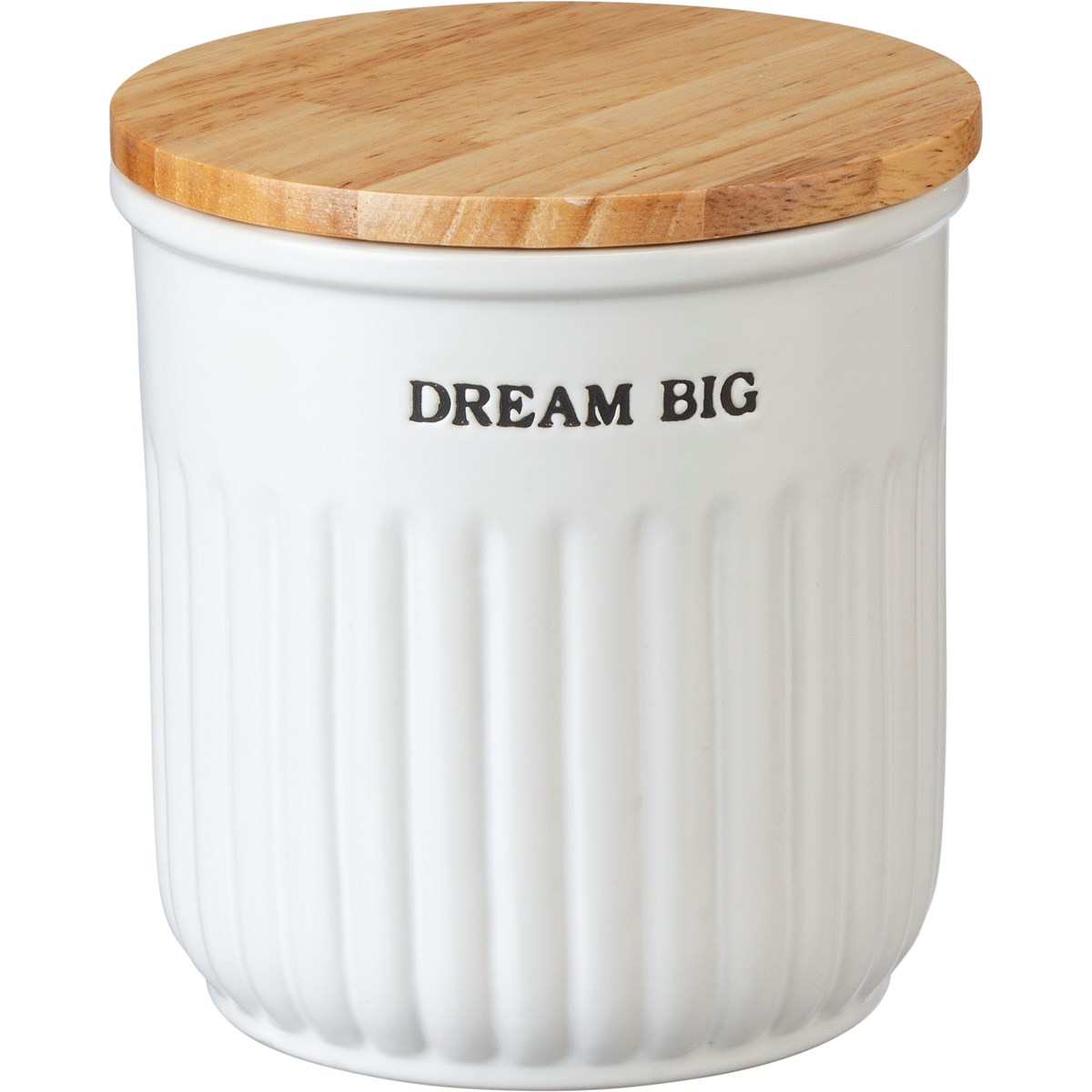 Dream Big Canister Set - Stoneware, Wood, Plastic