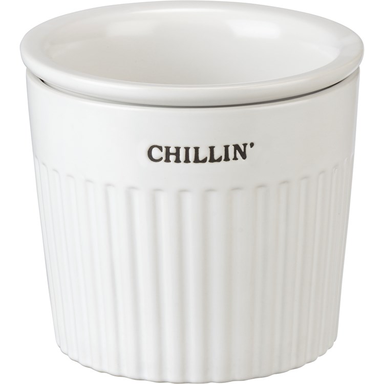 Dip Chiller - Chillin' - 5" Diameter x 4.50" - Stoneware