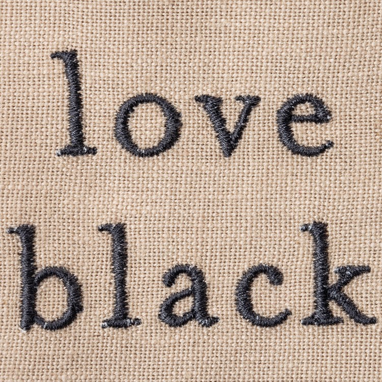 Love My Black Lab Kitchen Towel - Cotton, Linen
