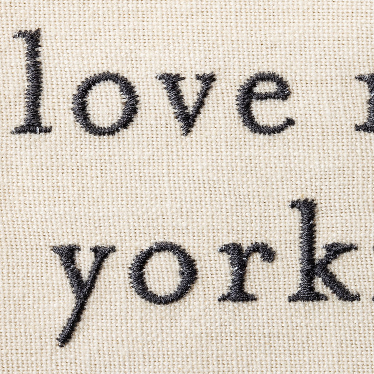Love My Yorkie Kitchen Towel - Cotton, Linen